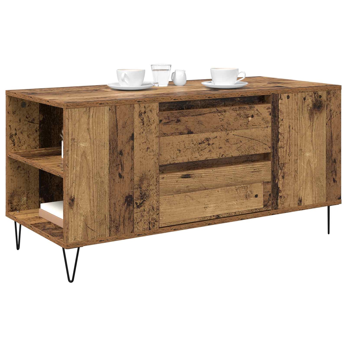 Couchtisch Altholz 102 x 44,5 x 50 cm Holzwerkstoff