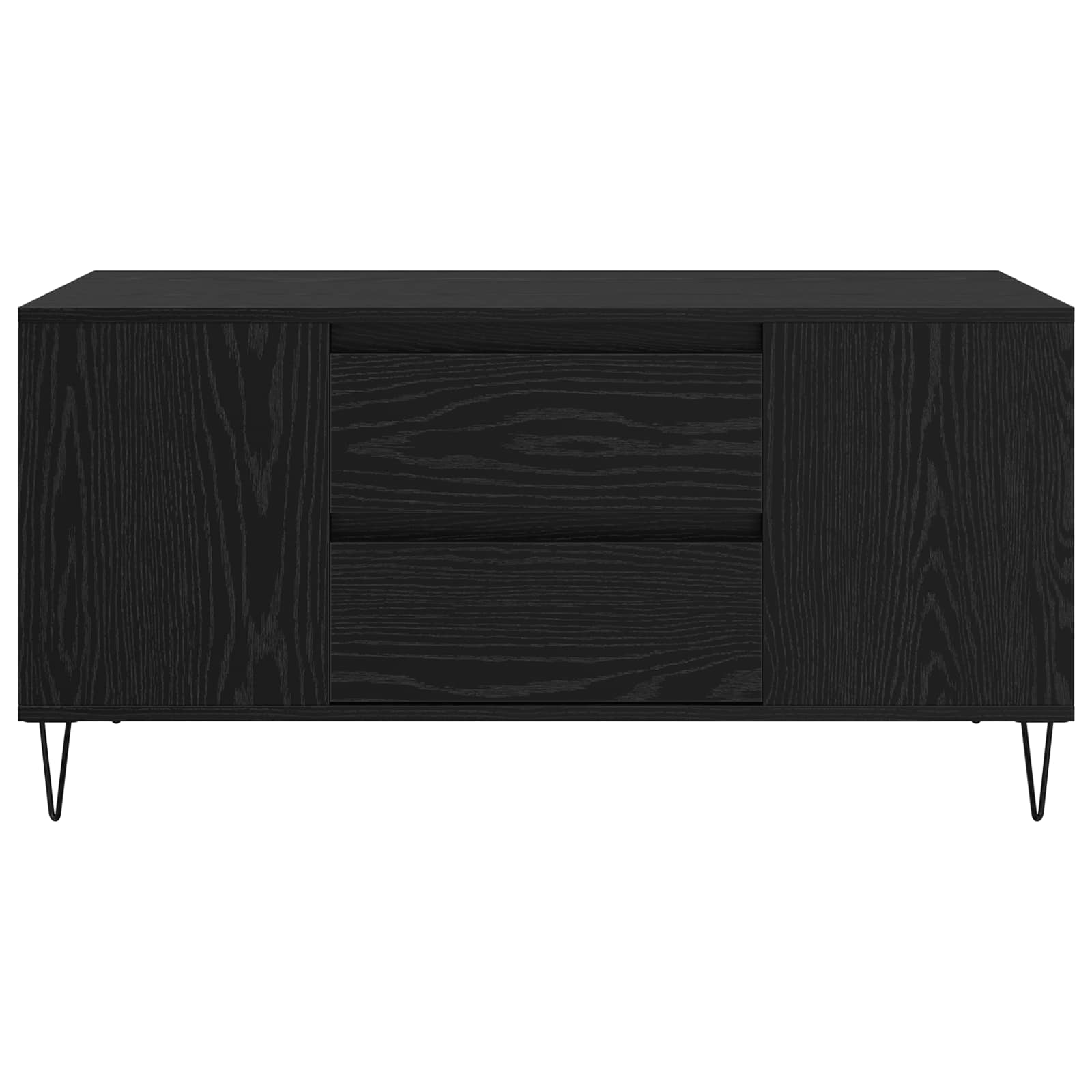 Couchtisch Schwarz Eichen-Optik 102 x 44,5 x 50 cm