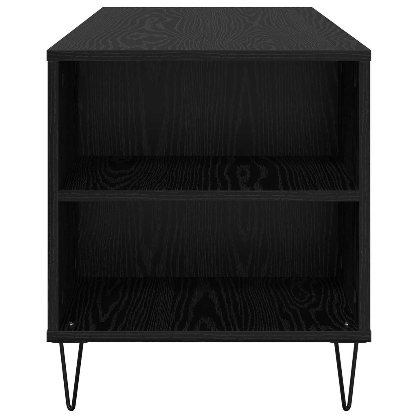 Couchtisch Schwarz Eichen-Optik 102 x 44,5 x 50 cm