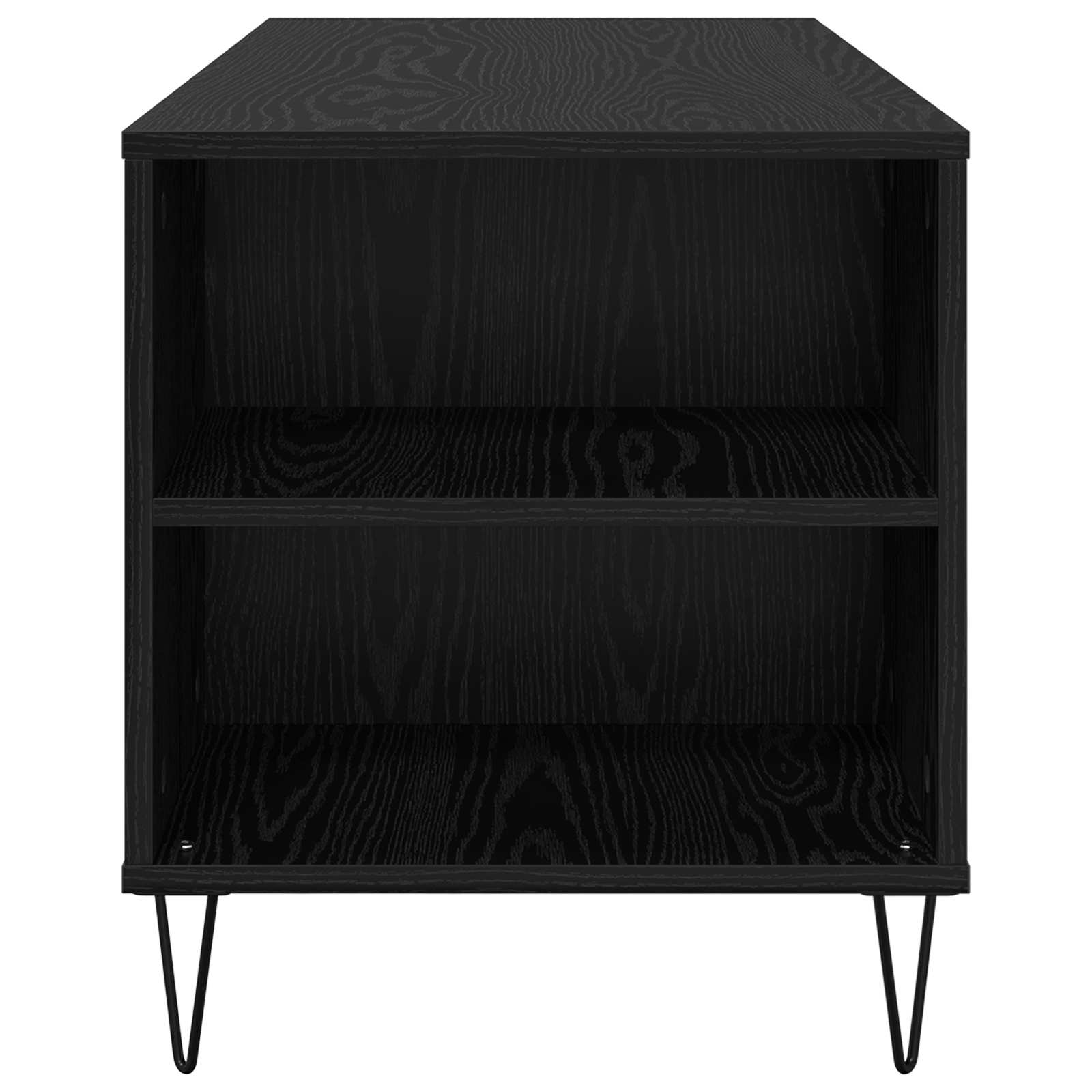 Couchtisch Schwarz Eichen-Optik 102 x 44,5 x 50 cm