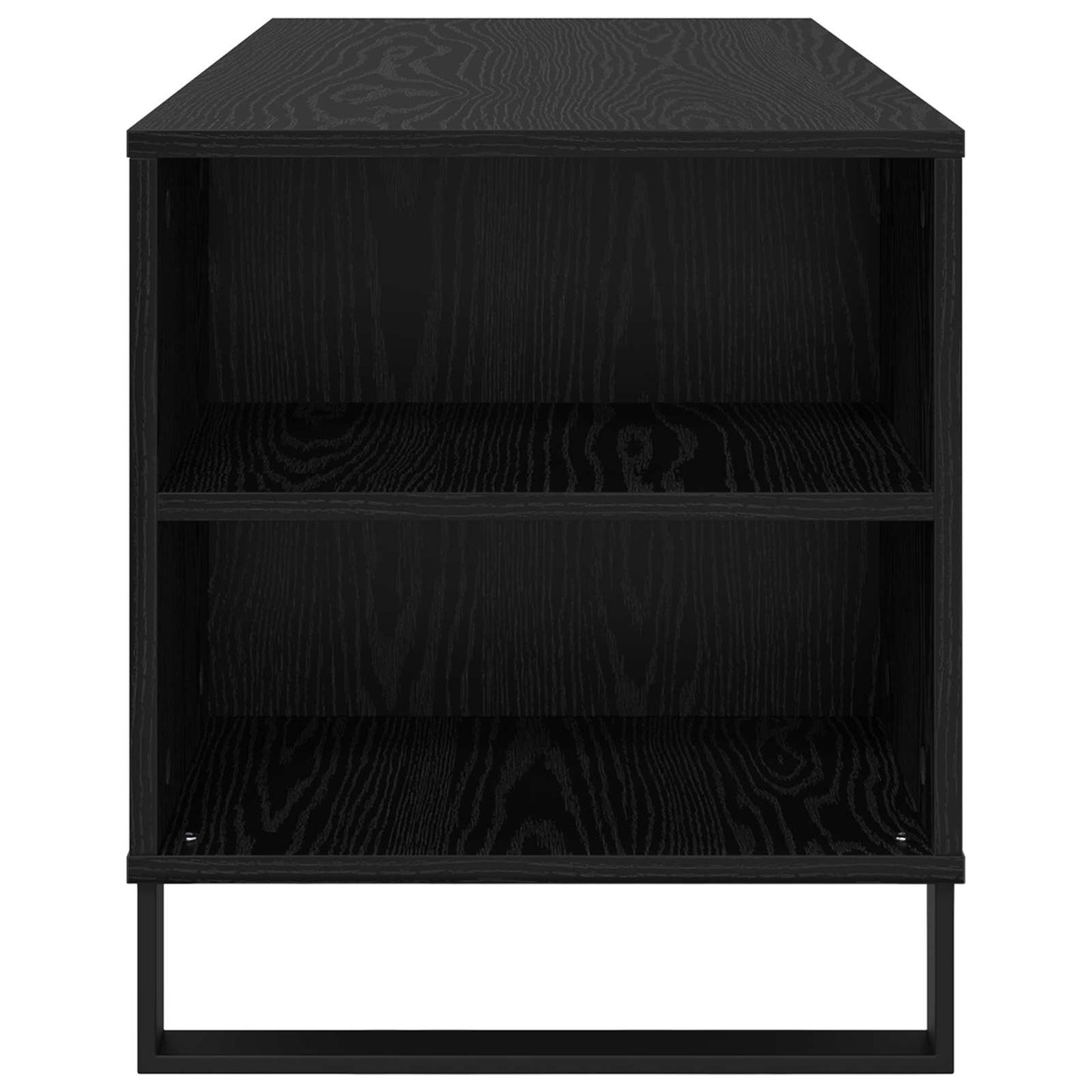 Couchtisch Schwarz Eichen-Optik 102 x 44,5 x 50 cm