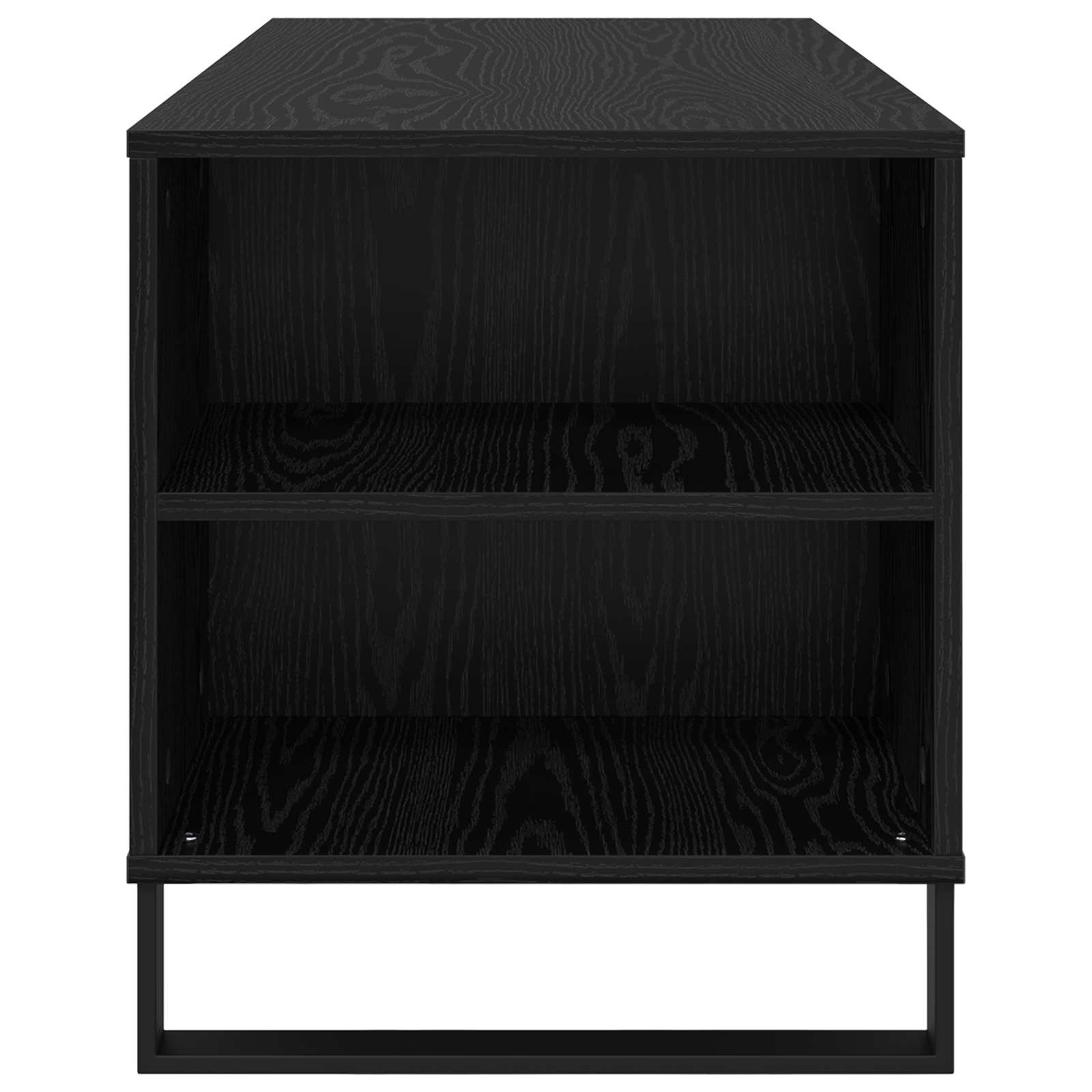 Couchtisch Schwarz Eichen-Optik 102 x 44,5 x 50 cm