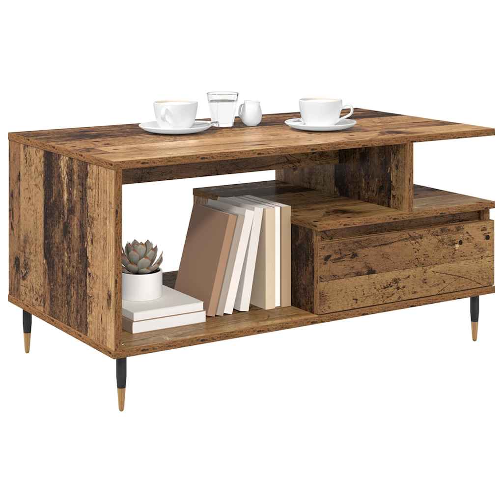 Couchtisch Altholz 90 x 49 x 45 cm Holzwerkstoff