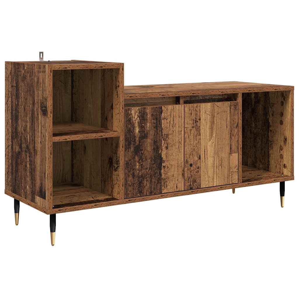 TV-Schränk 100 x 35 x 55 cm Altholz Holzwerkstoff