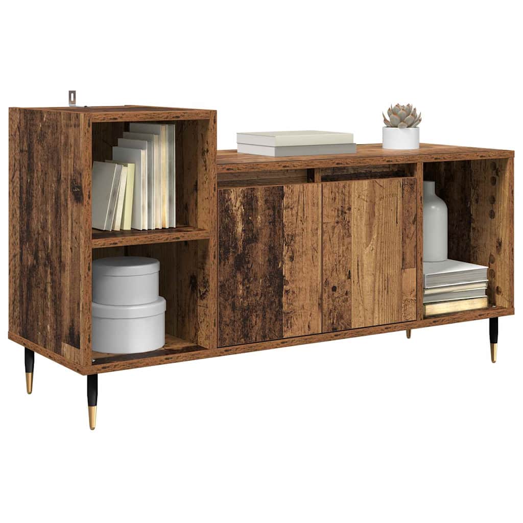 TV-Schränk 100 x 35 x 55 cm Altholz Holzwerkstoff