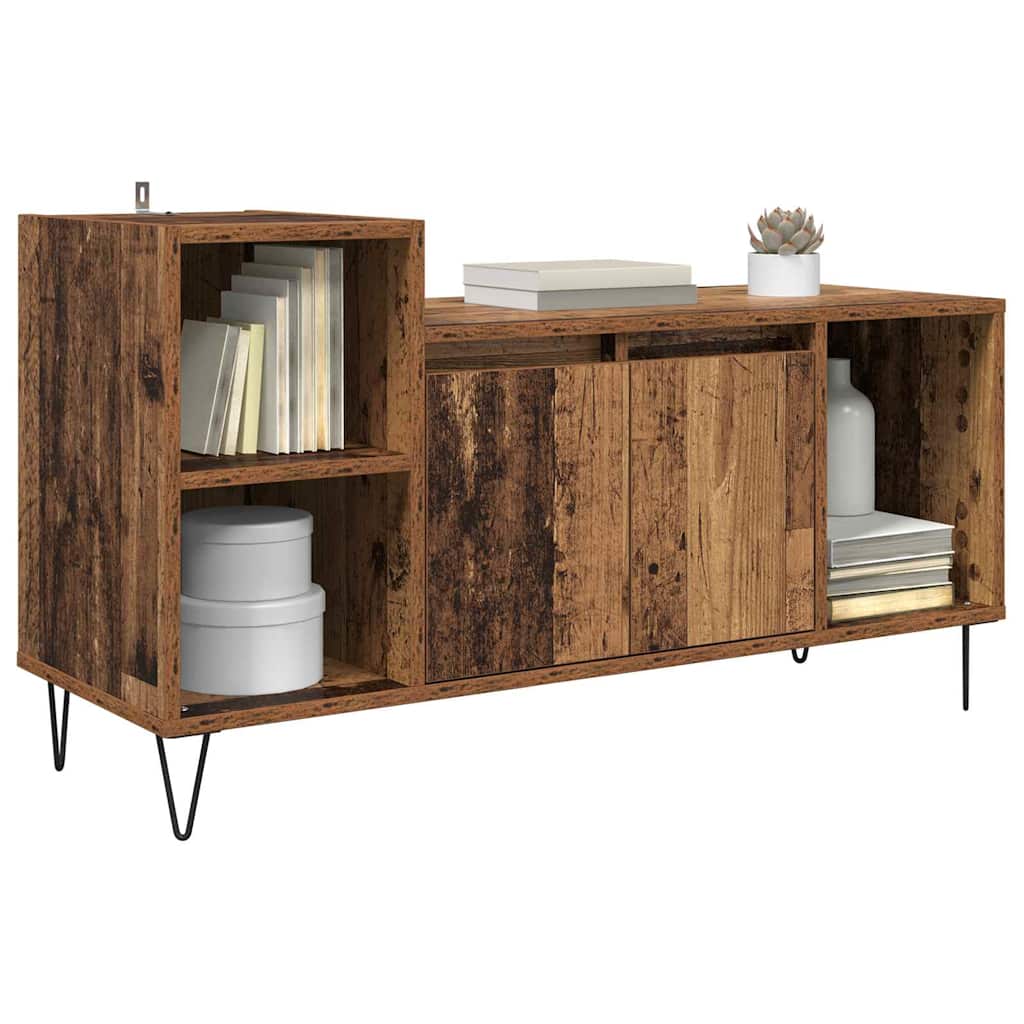 TV-Schränk 100 x 35 x 55 cm Altholz Holzwerkstoff
