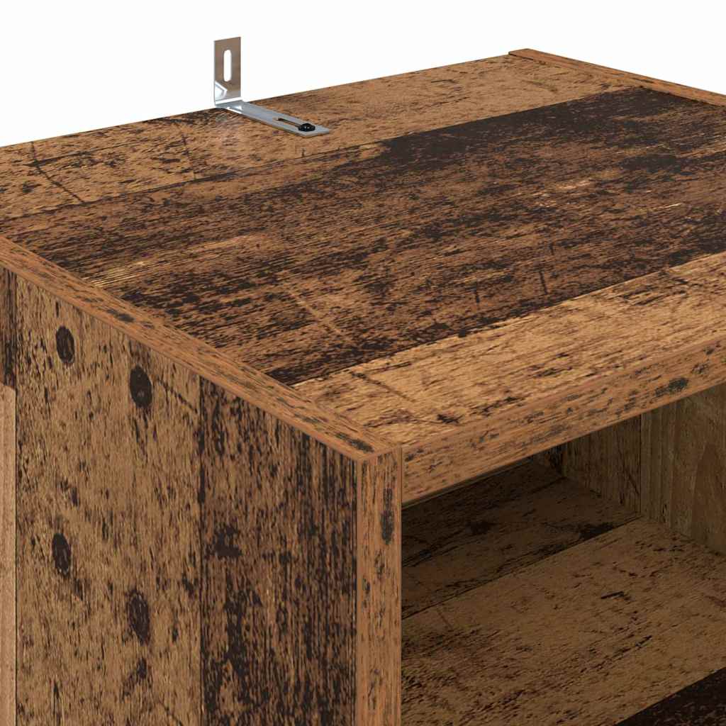 TV-Schränk 160 x 35 x 55 cm Altholz Holzwerkstoff