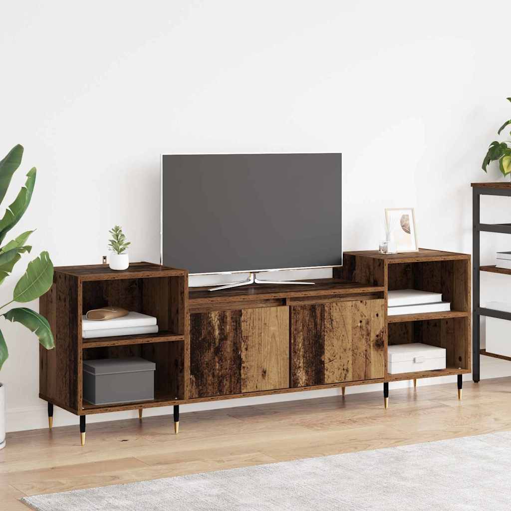 TV-Schränk 160 x 35 x 55 cm Altholz Holzwerkstoff