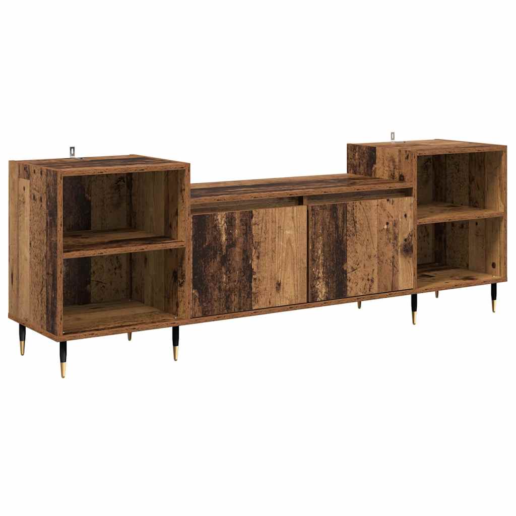 TV-Schränk 160 x 35 x 55 cm Altholz Holzwerkstoff