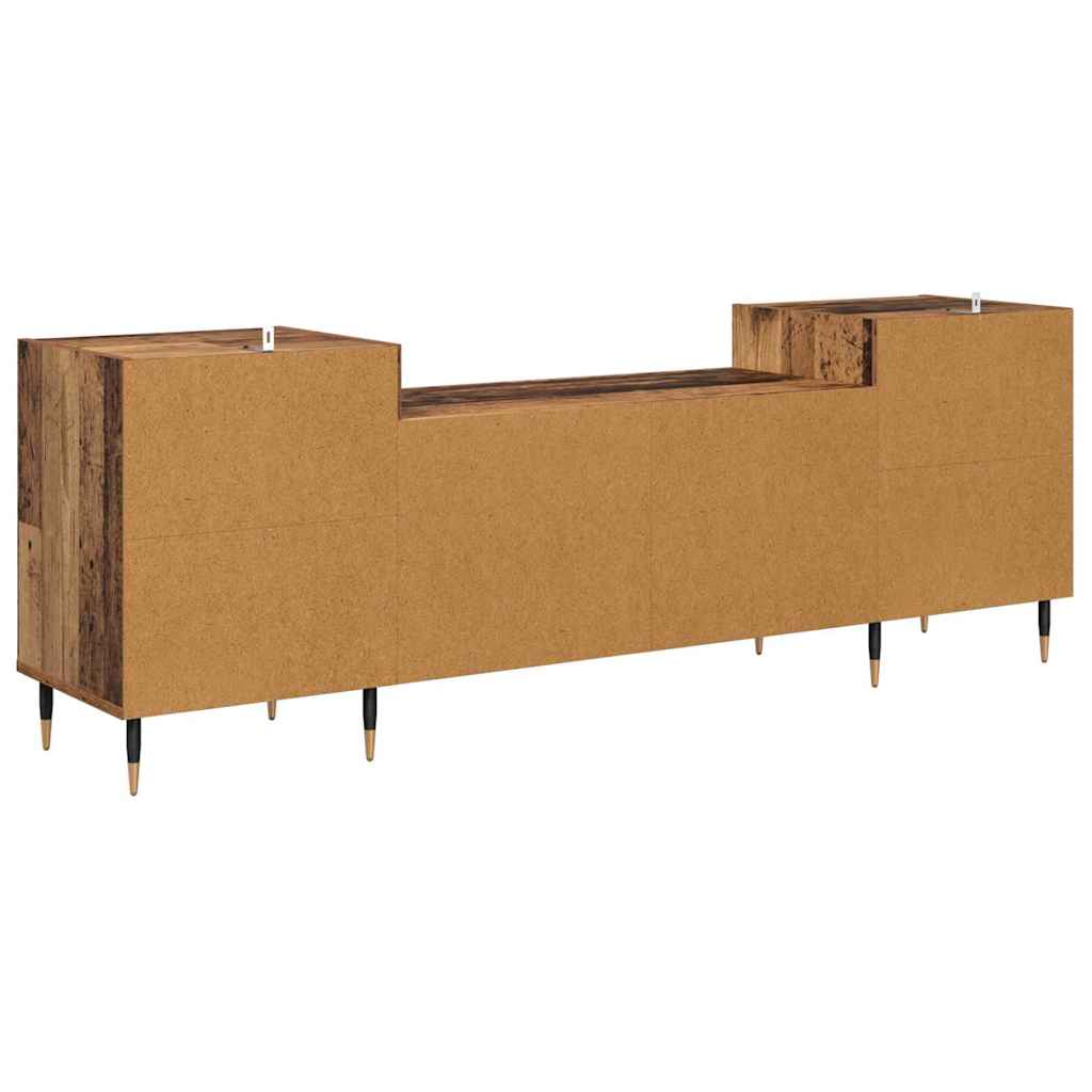 TV-Schränk 160 x 35 x 55 cm Altholz Holzwerkstoff