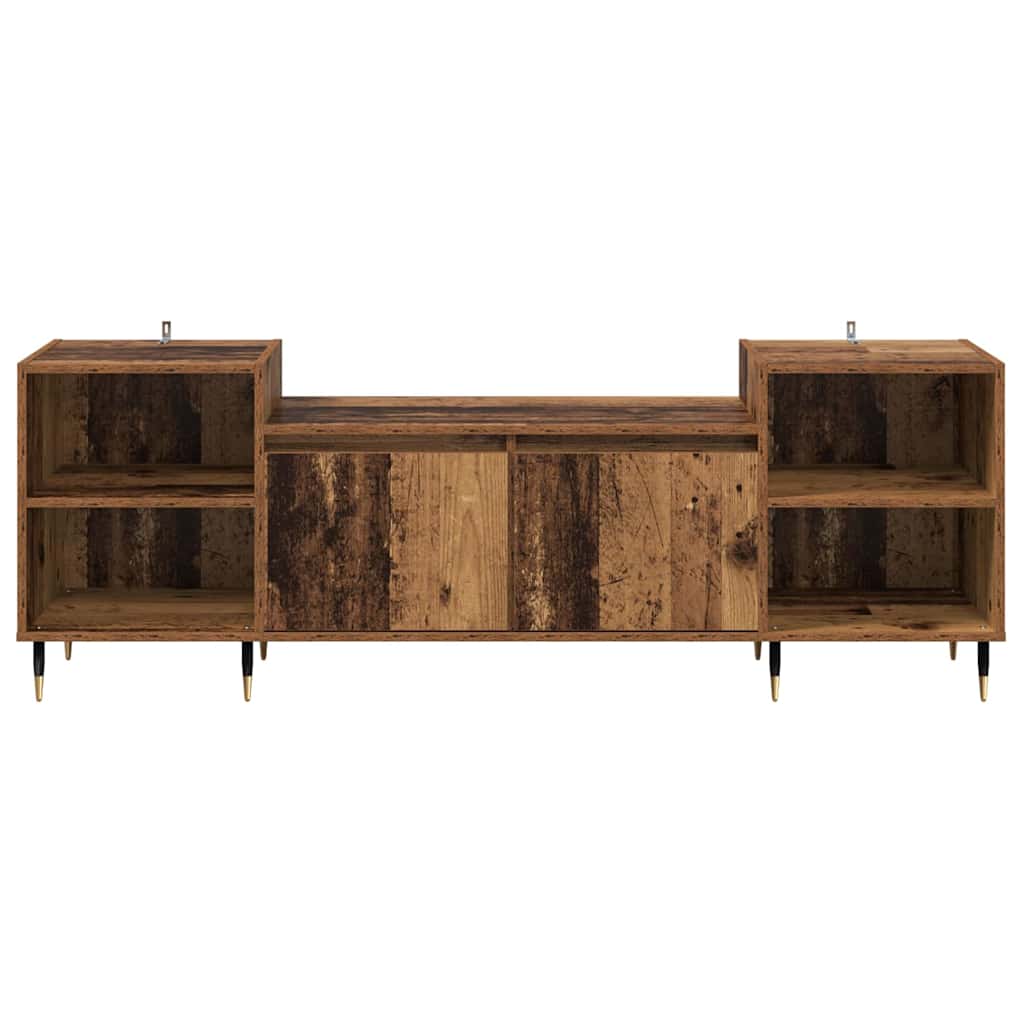 TV-Schränk 160 x 35 x 55 cm Altholz Holzwerkstoff
