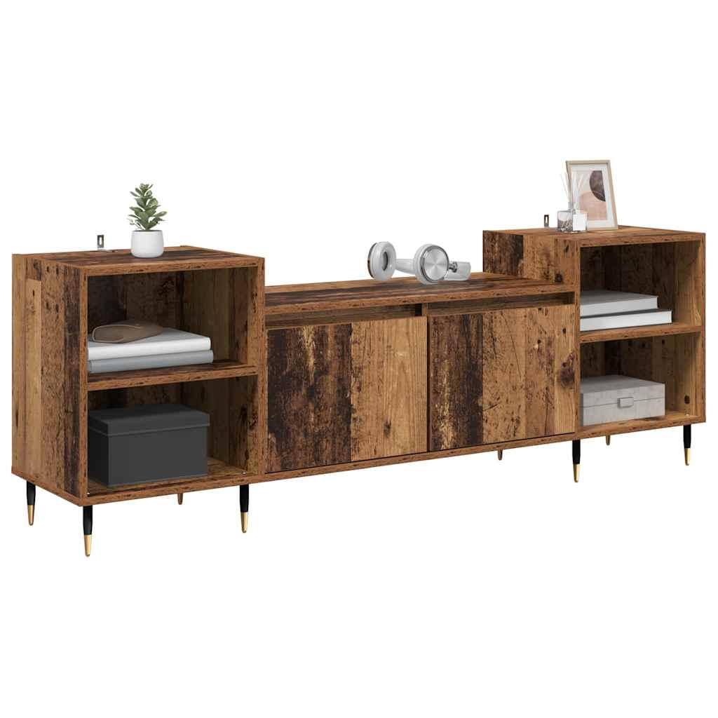 TV-Schränk 160 x 35 x 55 cm Altholz Holzwerkstoff