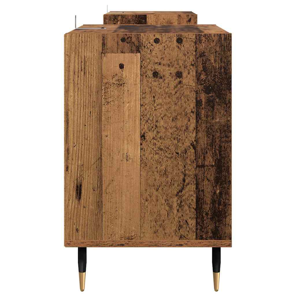 TV-Schränk 160 x 35 x 55 cm Altholz Holzwerkstoff