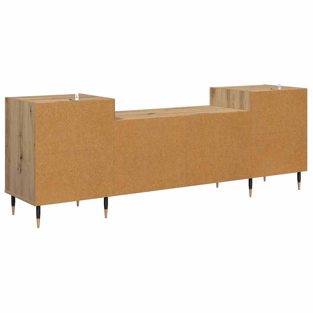 TV-Schränk 160 x 35 x 55 cm Artisan-Eiche Holzwerkstoff