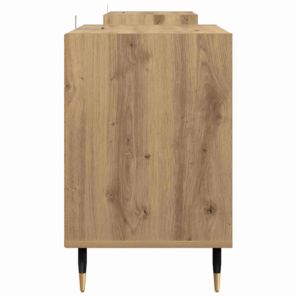 TV-Schränk 160 x 35 x 55 cm Artisan-Eiche Holzwerkstoff