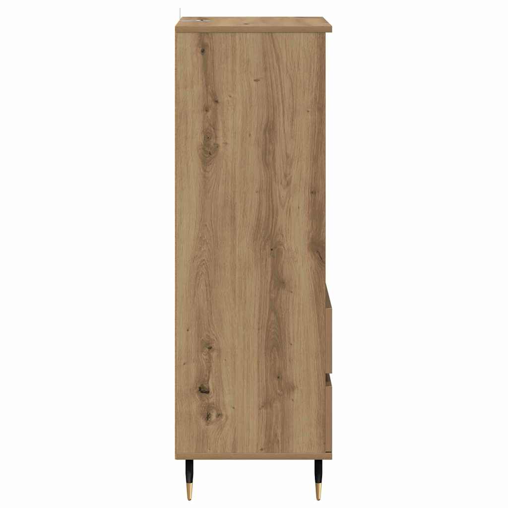 Highboard Artisan-Eiche 40 x 36 x 110 cm Holzwerkstoff