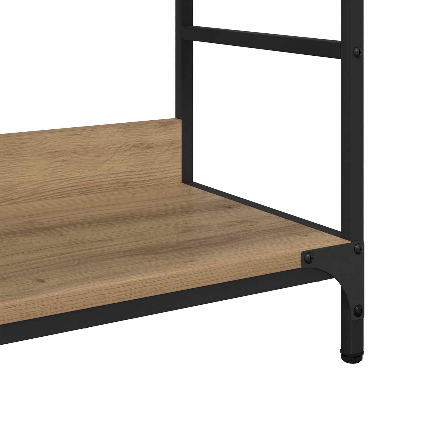 Regal 4 Ebenen 78,5 x 33 x 82 cm Holzwerkstoff Artisan-Eiche