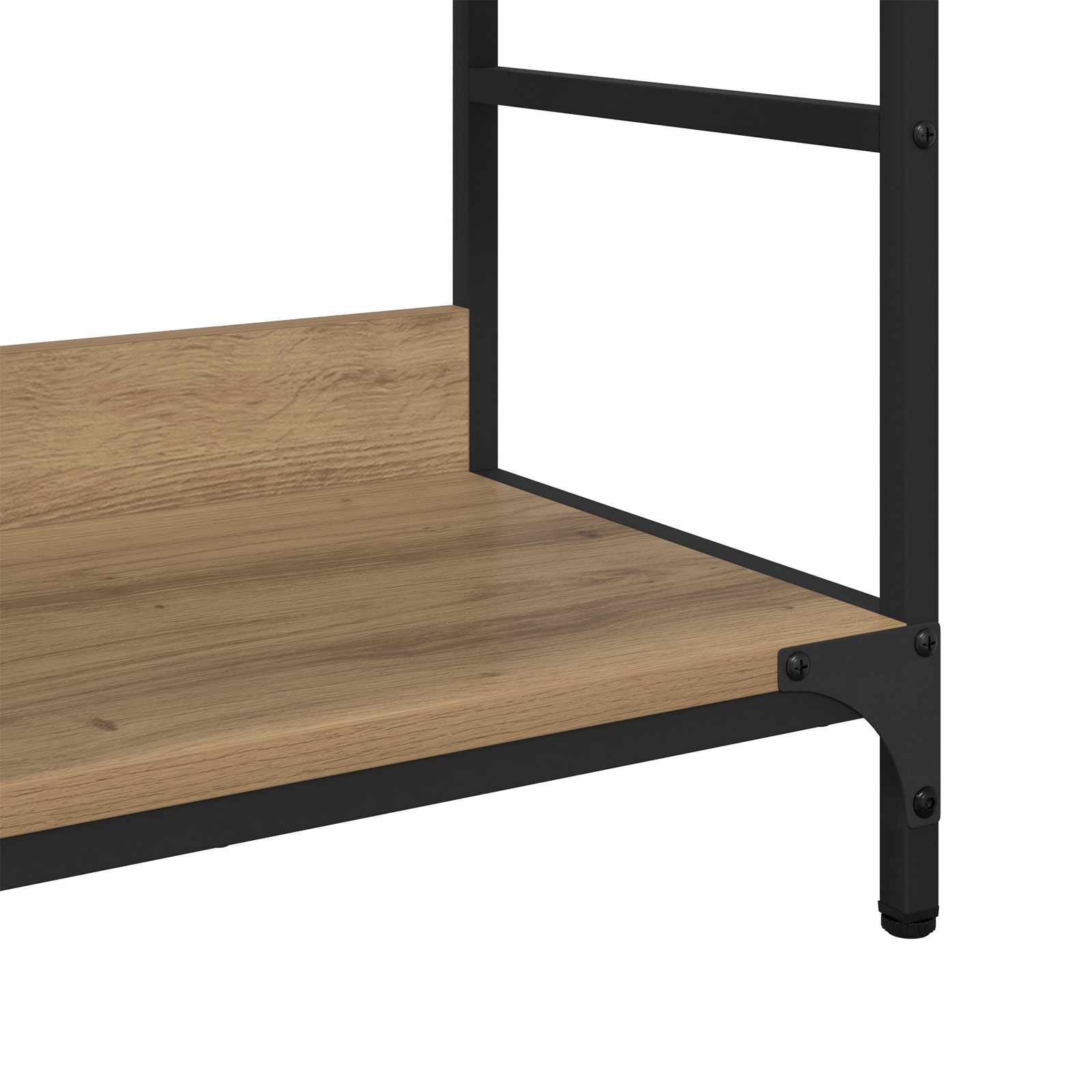 Regal 4 Ebenen 78,5 x 33 x 82 cm Holzwerkstoff Artisan-Eiche