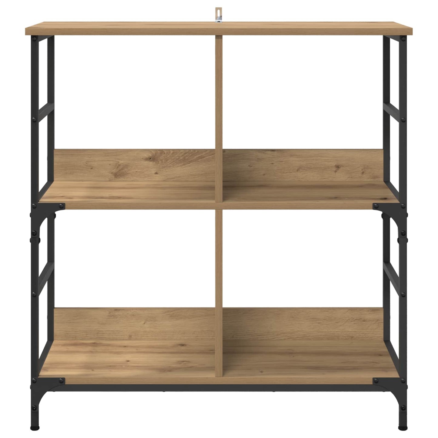 Regal 4 Ebenen 78,5 x 33 x 82 cm Holzwerkstoff Artisan-Eiche