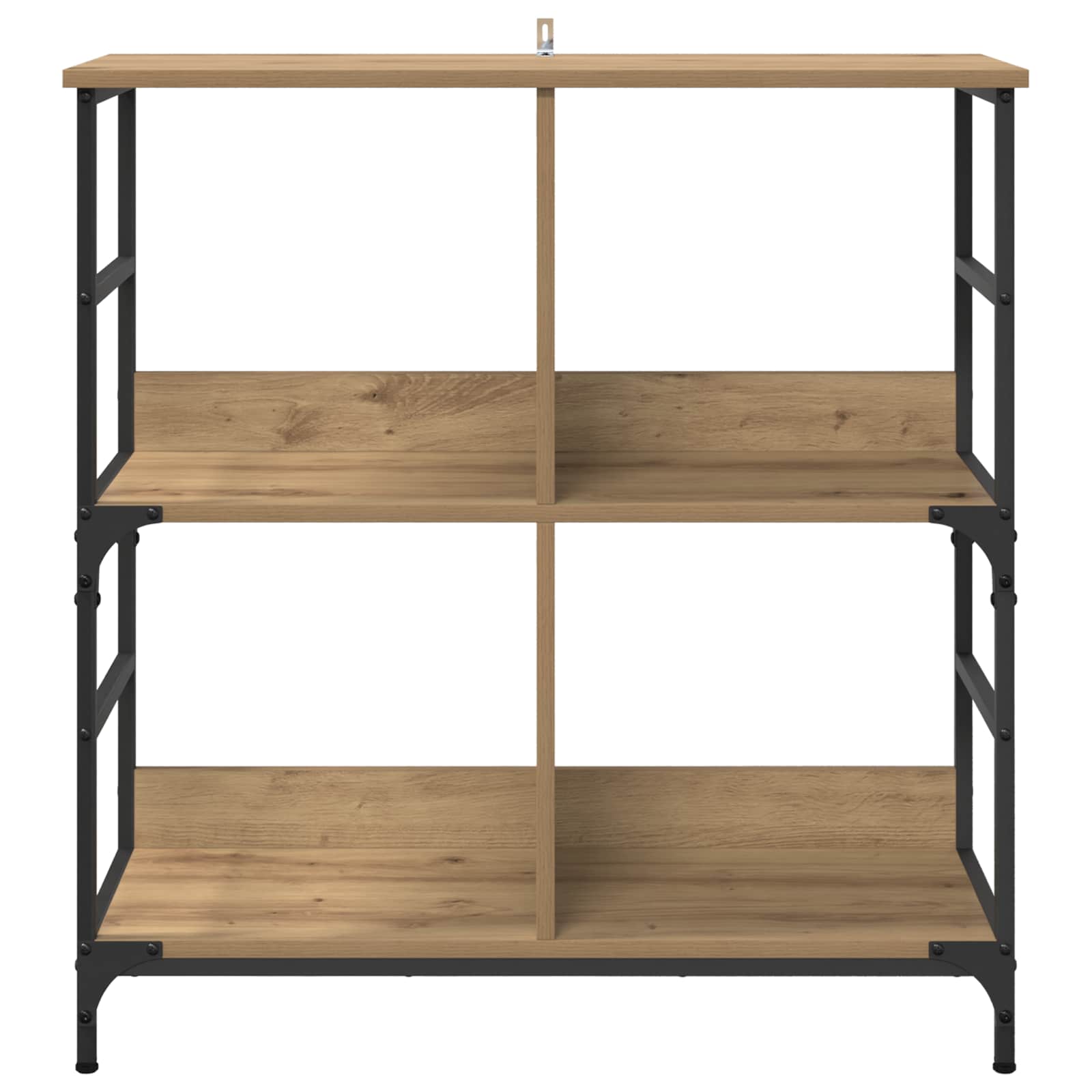 Regal 4 Ebenen 78,5 x 33 x 82 cm Holzwerkstoff Artisan-Eiche