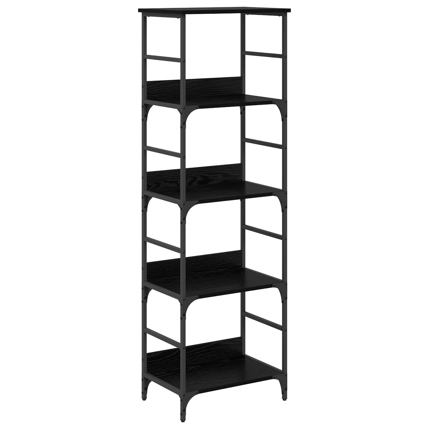 Bücherregal 4 Ebenen 50 x 33 x 153 cm Holzwerkstoff