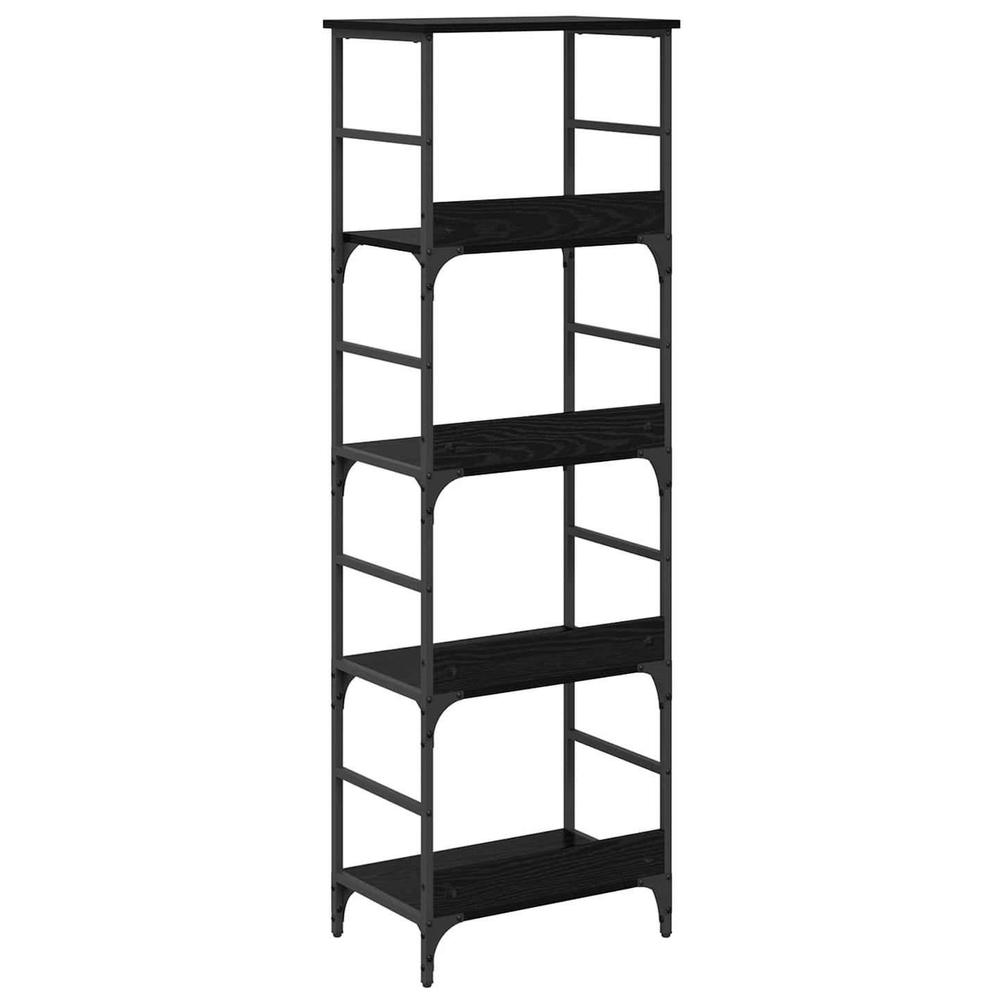 Bücherregal 4 Ebenen 50 x 33 x 153 cm Holzwerkstoff