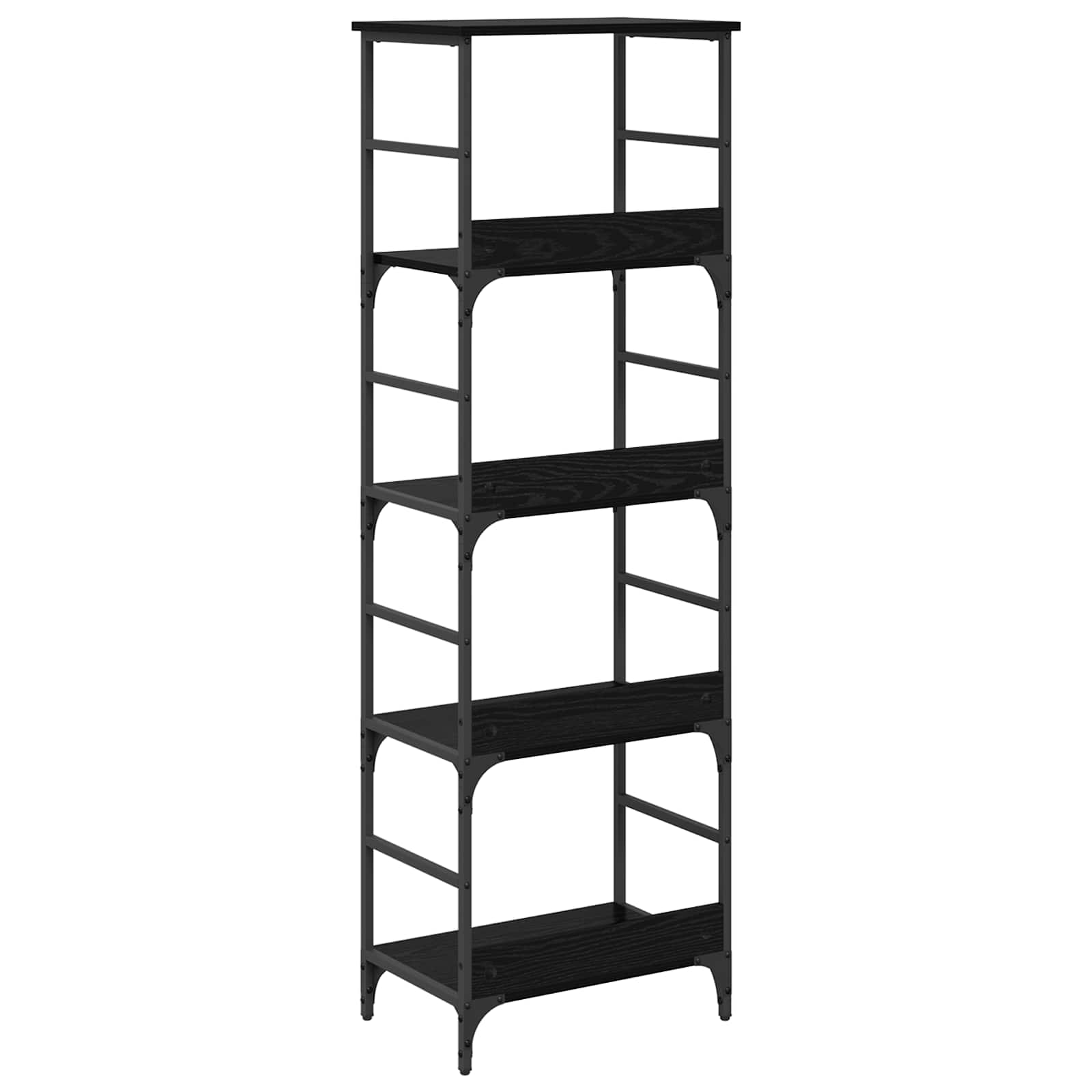 Bücherregal 4 Ebenen 50 x 33 x 153 cm Holzwerkstoff