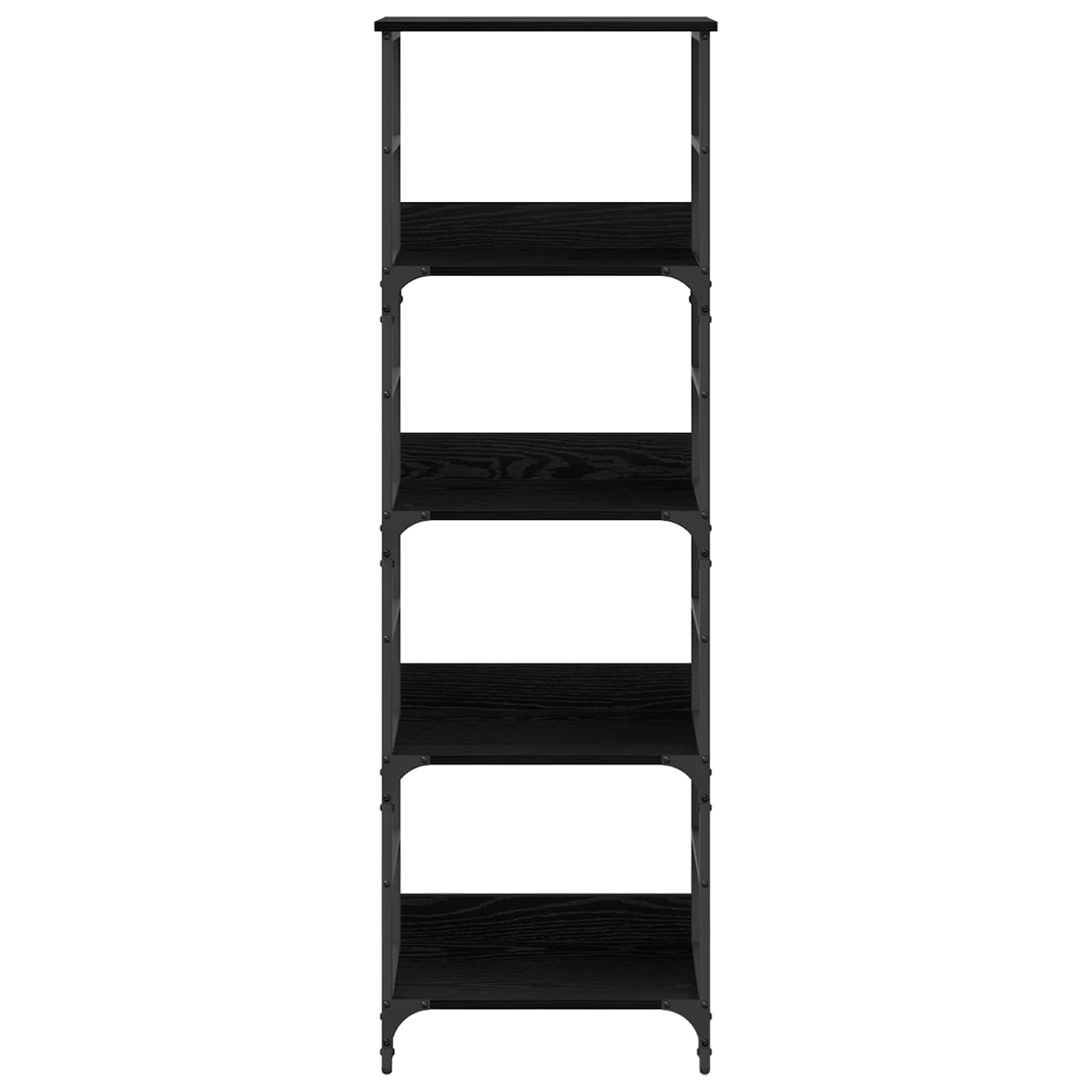 Bücherregal 4 Ebenen 50 x 33 x 153 cm Holzwerkstoff