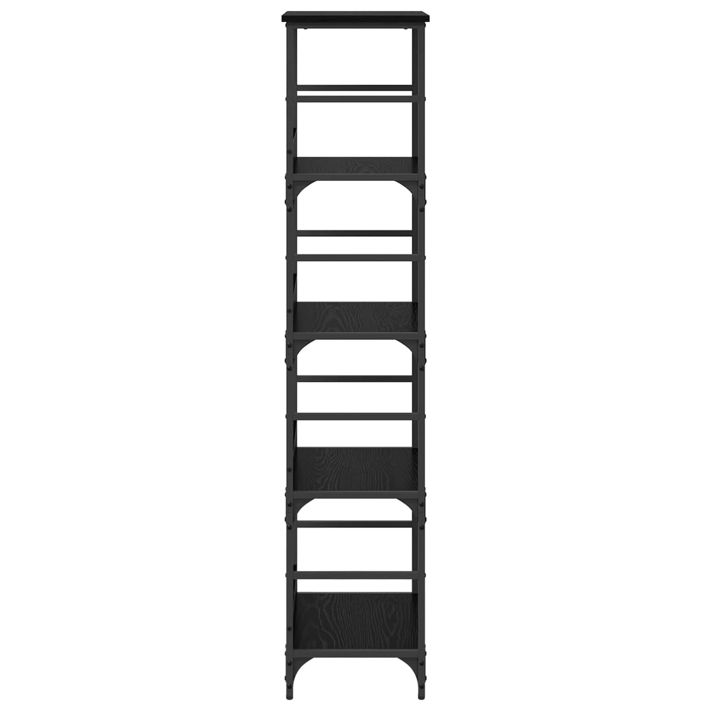 Bücherregal 4 Ebenen 50 x 33 x 153 cm Holzwerkstoff