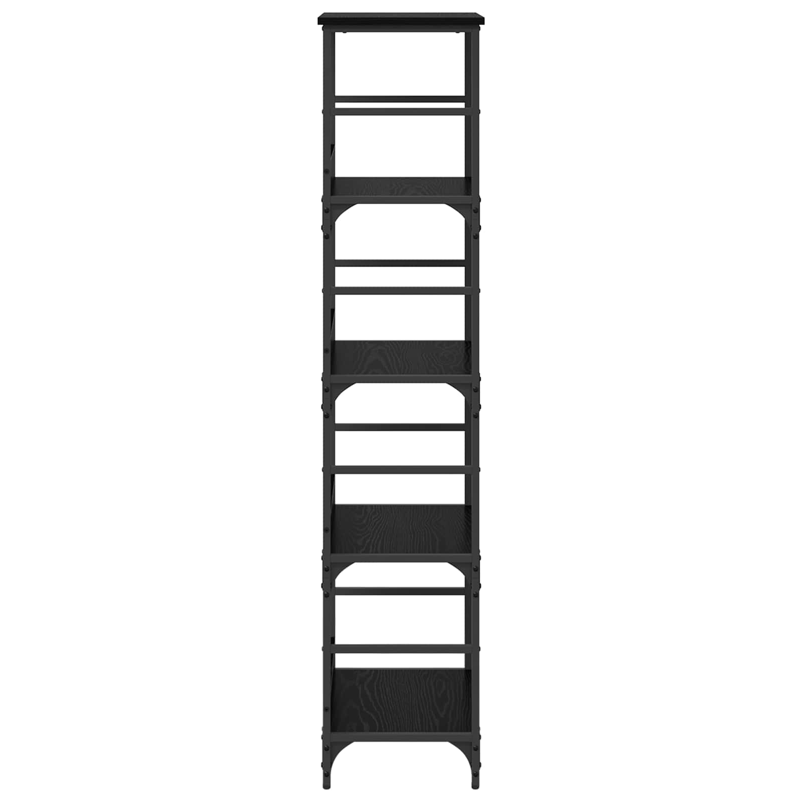 Bücherregal 4 Ebenen 50 x 33 x 153 cm Holzwerkstoff