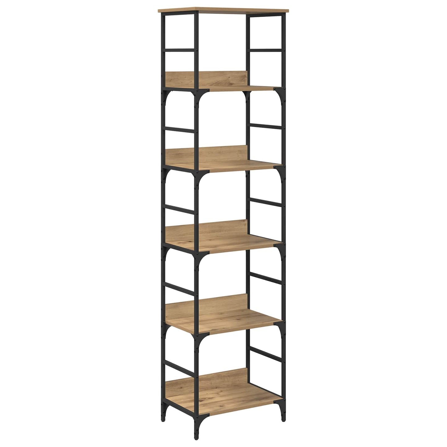 Bücherregal 5 Ebenen 50 x 33 x 188,5 cm Holzwerkstoff
