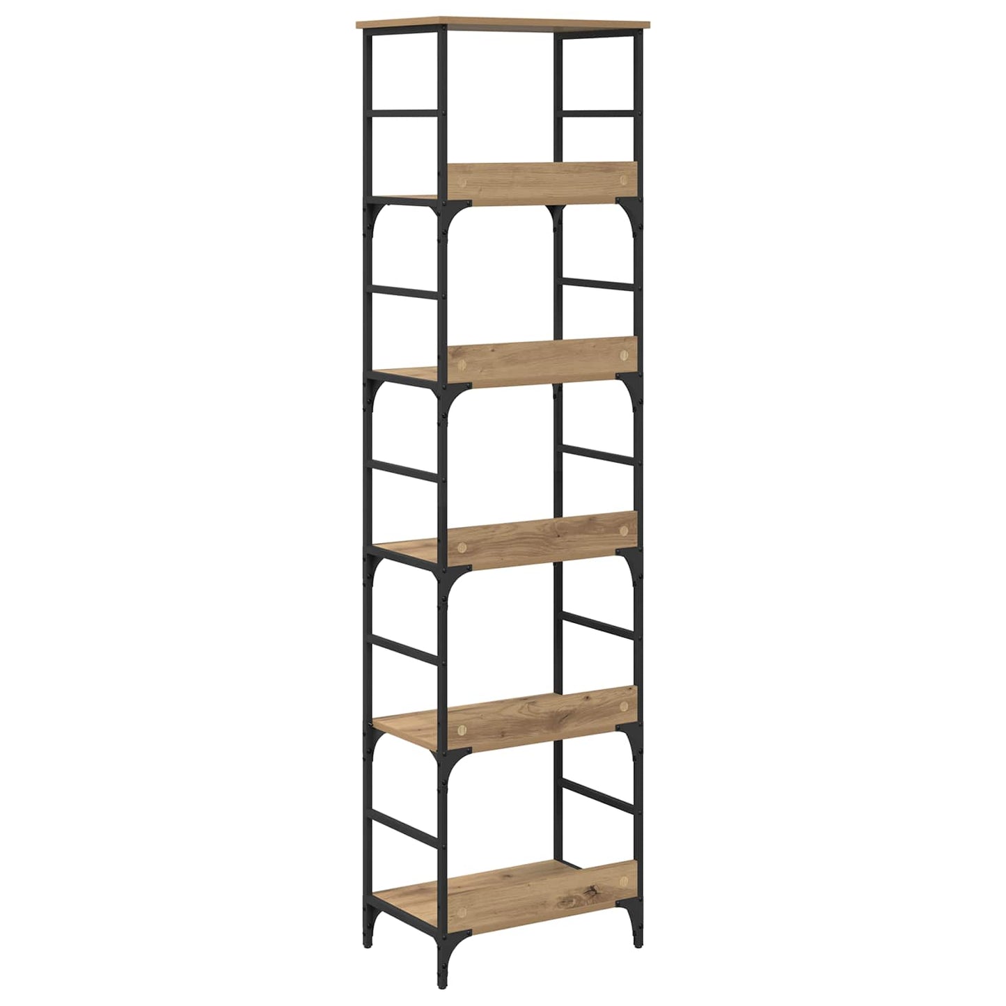 Bücherregal 5 Ebenen 50 x 33 x 188,5 cm Holzwerkstoff