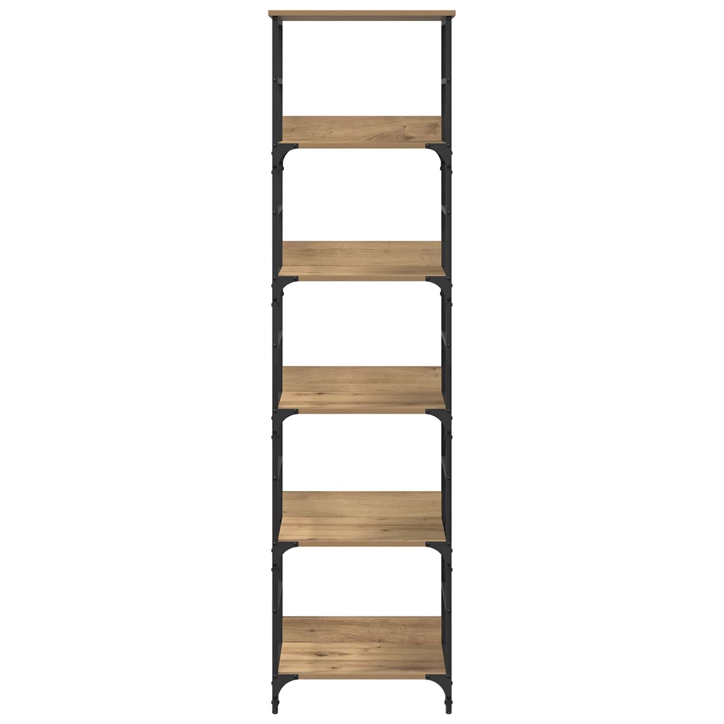 Bücherregal 5 Ebenen 50 x 33 x 188,5 cm Holzwerkstoff