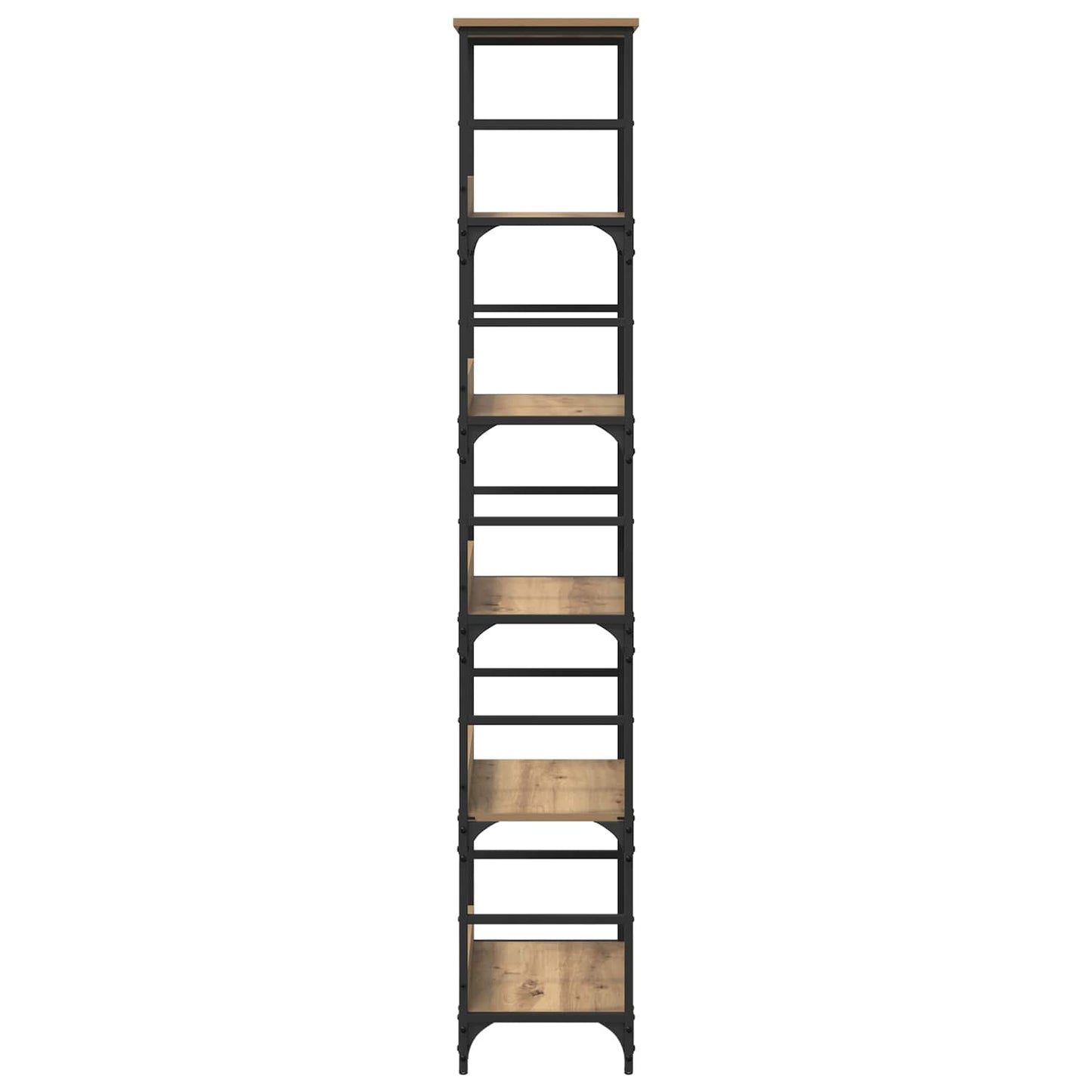 Bücherregal 5 Ebenen 50 x 33 x 188,5 cm Holzwerkstoff