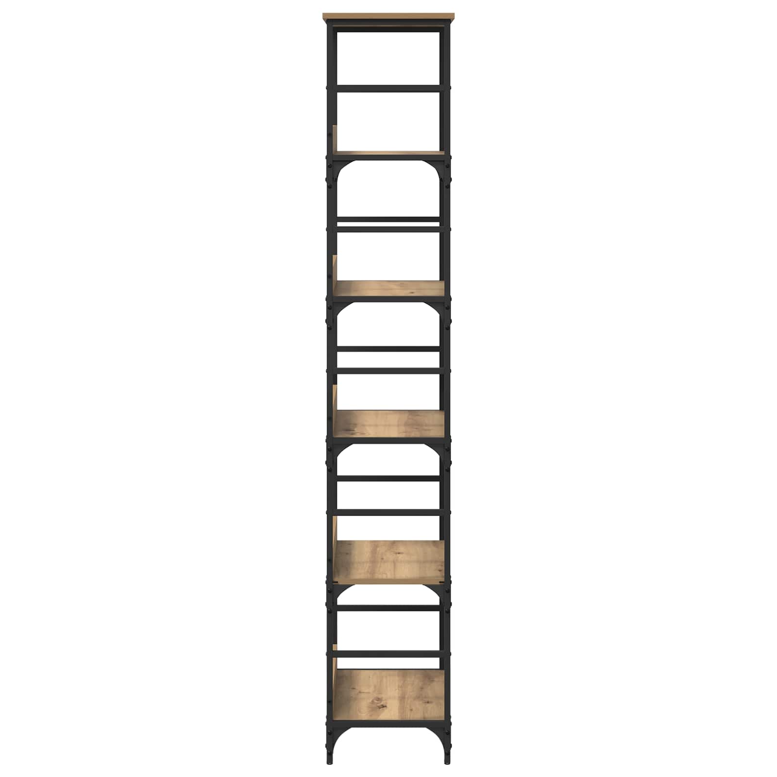 Bücherregal 5 Ebenen 50 x 33 x 188,5 cm Holzwerkstoff