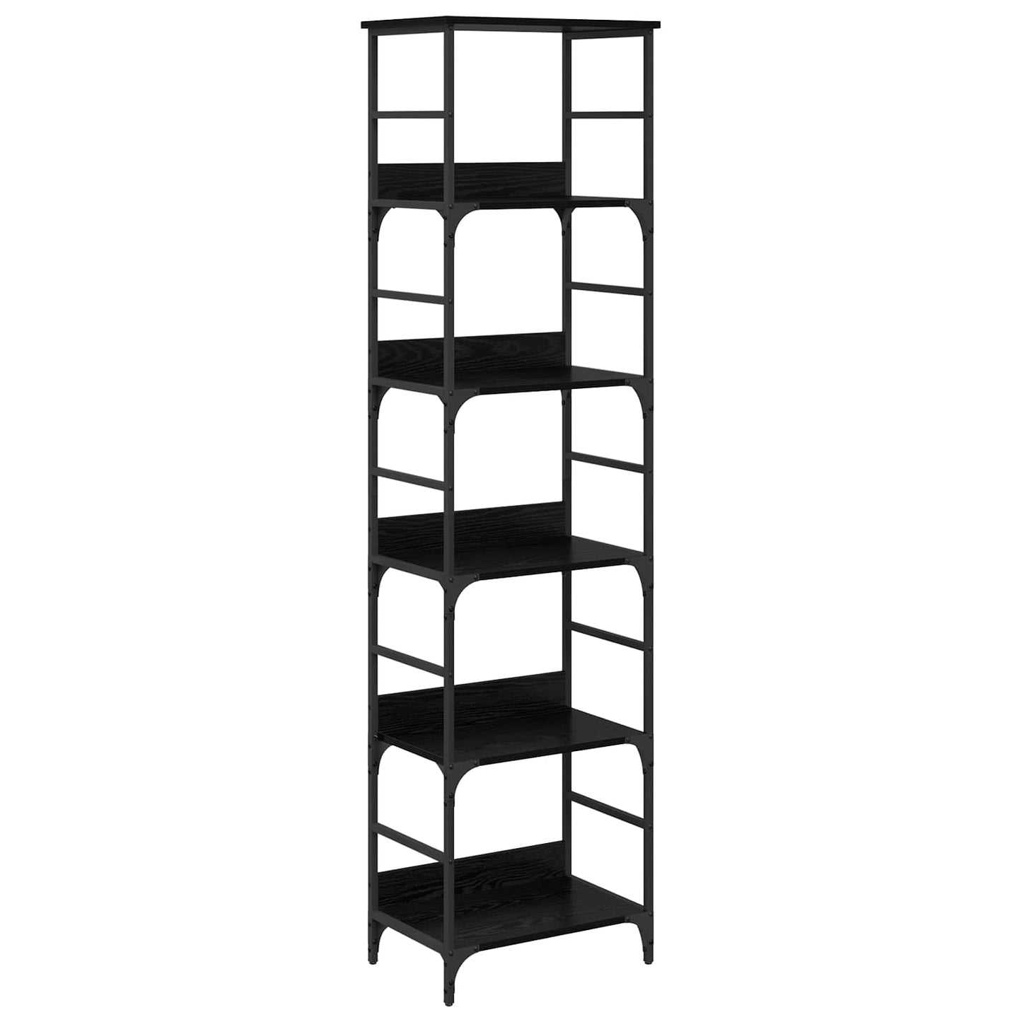 Bücherregal 5 Ebenen 50 x 33 x 188,5 cm Holzwerkstoff