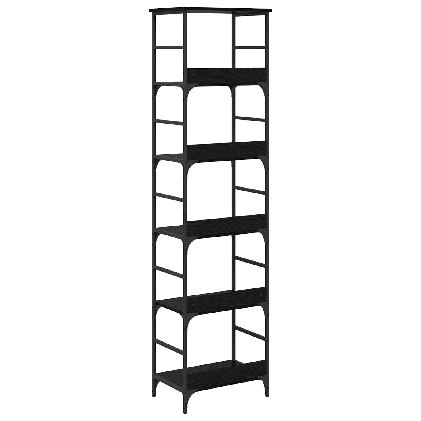 Bücherregal 5 Ebenen 50 x 33 x 188,5 cm Holzwerkstoff