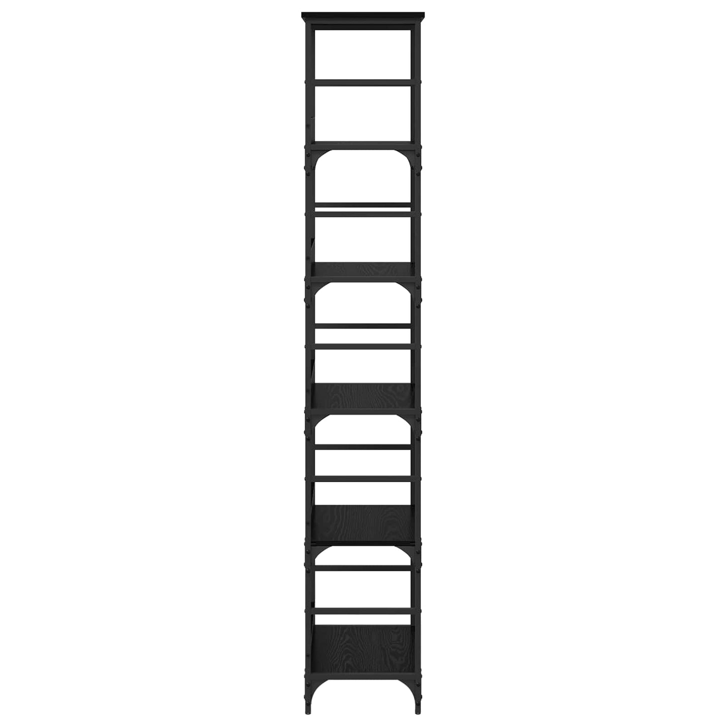 Bücherregal 5 Ebenen 50 x 33 x 188,5 cm Holzwerkstoff