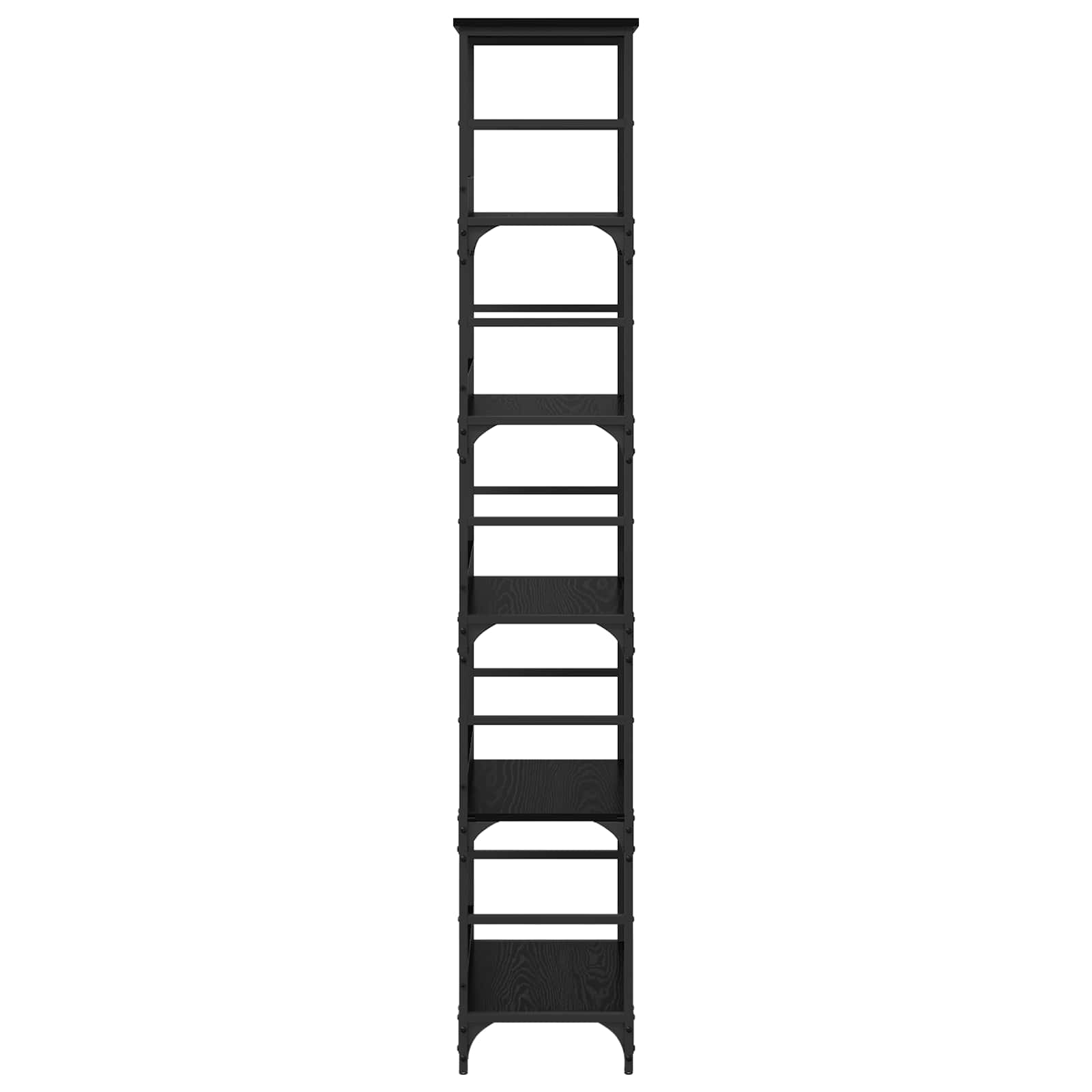 Bücherregal 5 Ebenen 50 x 33 x 188,5 cm Holzwerkstoff