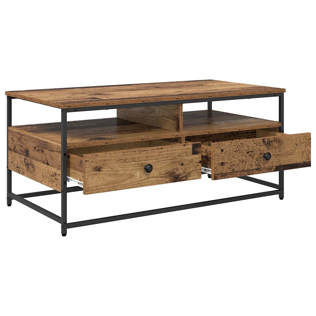 Couchtisch Altholz 100 x 51 x 45 cm Holzwerkstoff