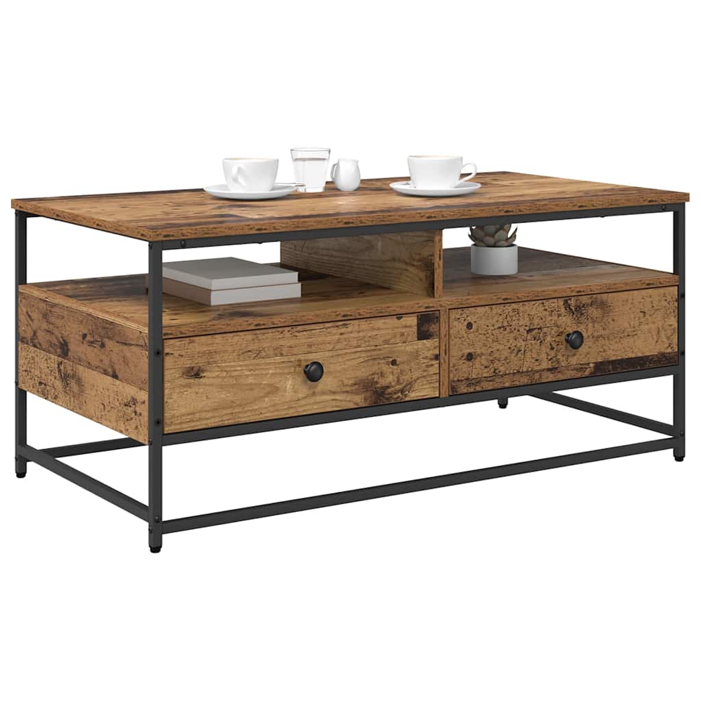 Couchtisch Altholz 100 x 51 x 45 cm Holzwerkstoff