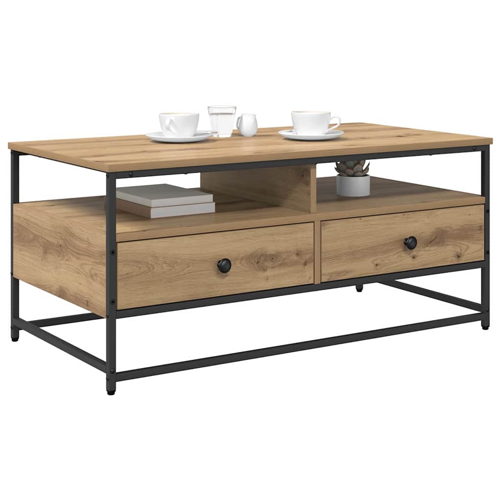 Couchtisch Artisan-Eiche 100 x 51 x 45 cm Holzwerkstoff