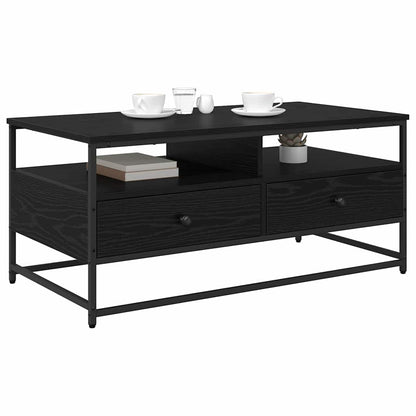 Couchtisch Schwarz Eichen-Optik 100 x 51 x 45 cm Holzwerkstoff