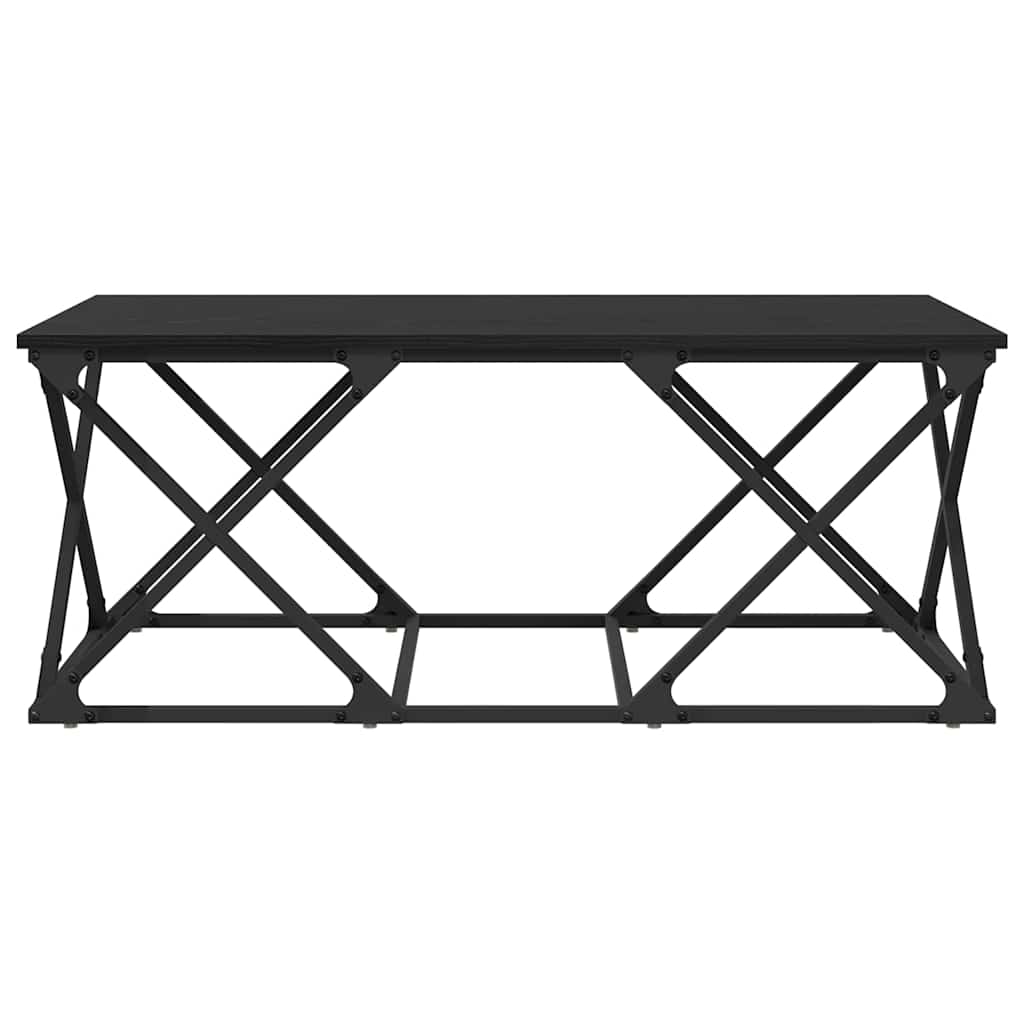 Couchtisch Schwarz Eichen-Optik 100 x 49 x 40 cm Holzwerkstoff