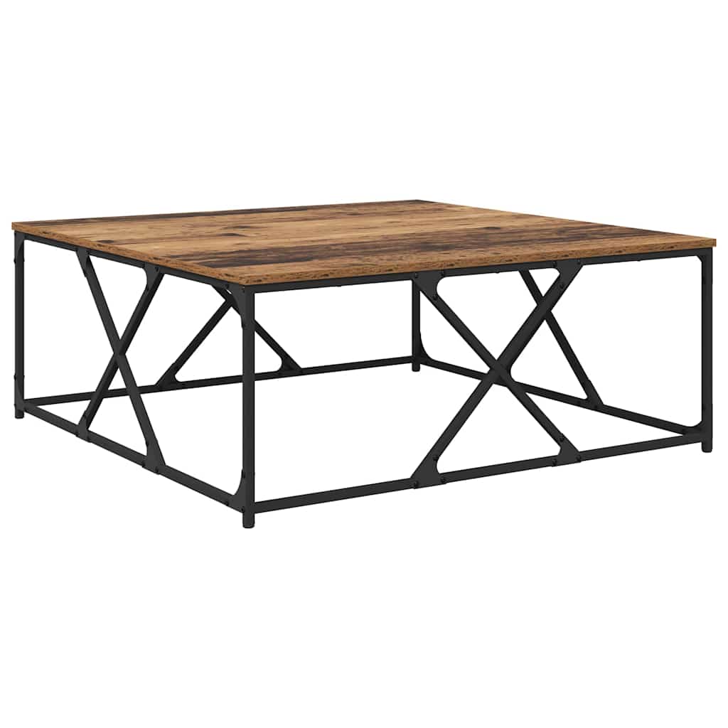Couchtisch Altholz 100 x 100 x 40 cm Holzwerkstoff
