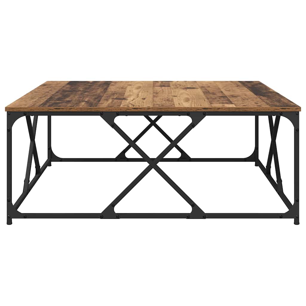 Couchtisch Altholz 100 x 100 x 40 cm Holzwerkstoff