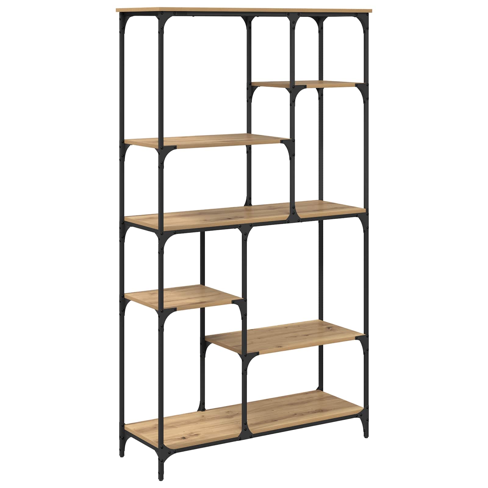 Bücherregal 5 Ebenen 99 x 35,5 x 176 cm Holzwerkstoff