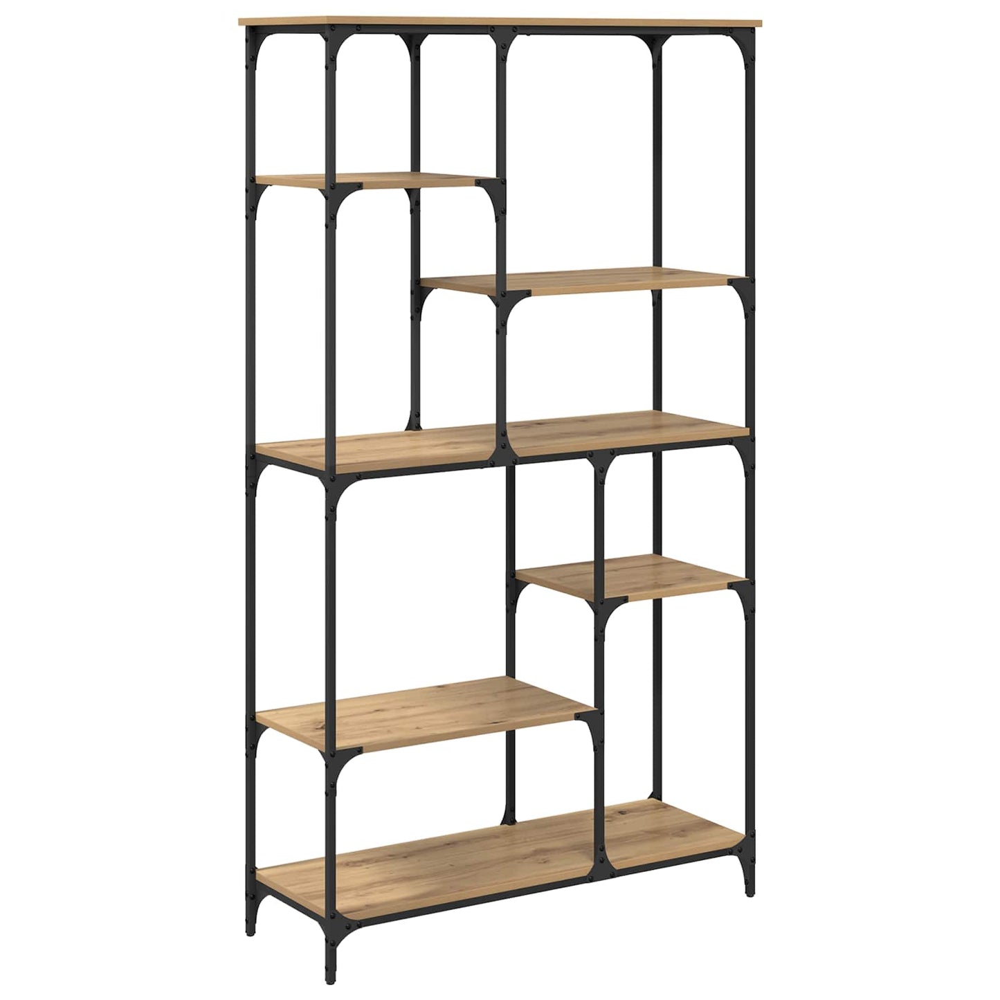 Bücherregal 5 Ebenen 99 x 35,5 x 176 cm Holzwerkstoff