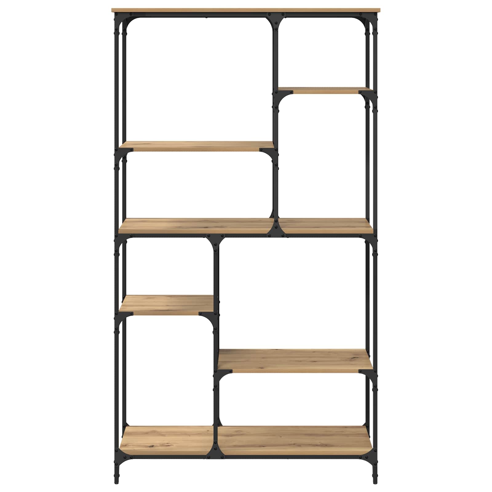 Bücherregal 5 Ebenen 99 x 35,5 x 176 cm Holzwerkstoff