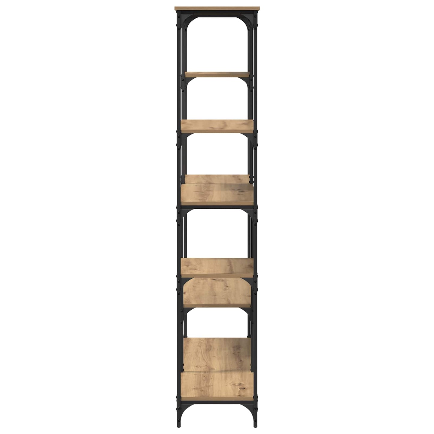 Bücherregal 5 Ebenen 99 x 35,5 x 176 cm Holzwerkstoff